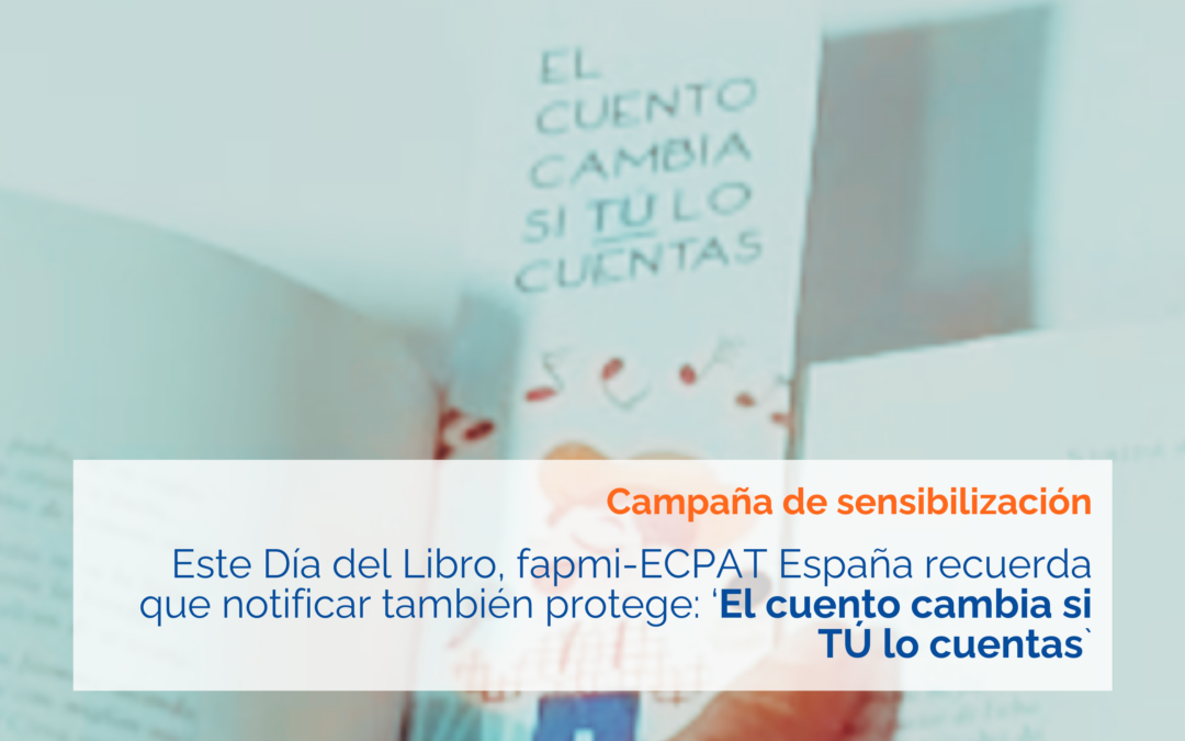 Fapmi reivindica en el Día del Libro el valor de contar para proteger a la infancia